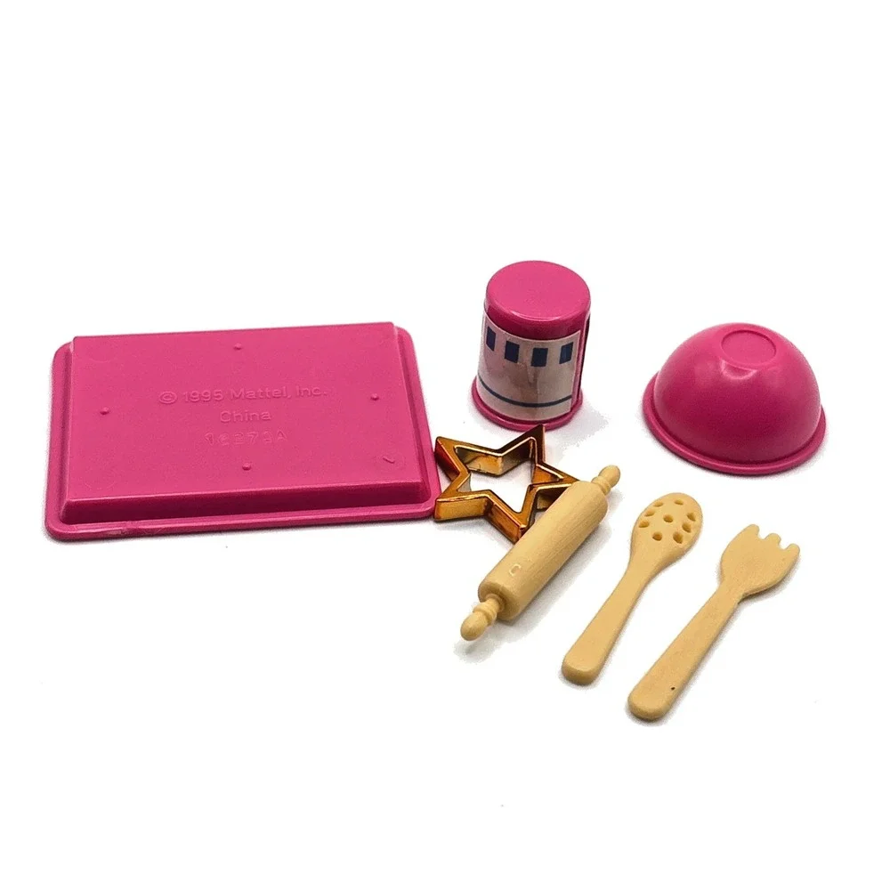 Vintage 90s Mattel Barbie Pretty Treasures Baking Set #14983  Replacement Pieces